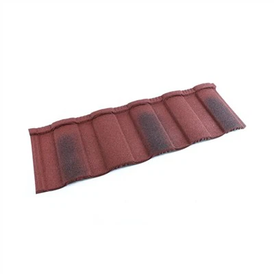 Telhas de metal de aço revestido de pedra colorida